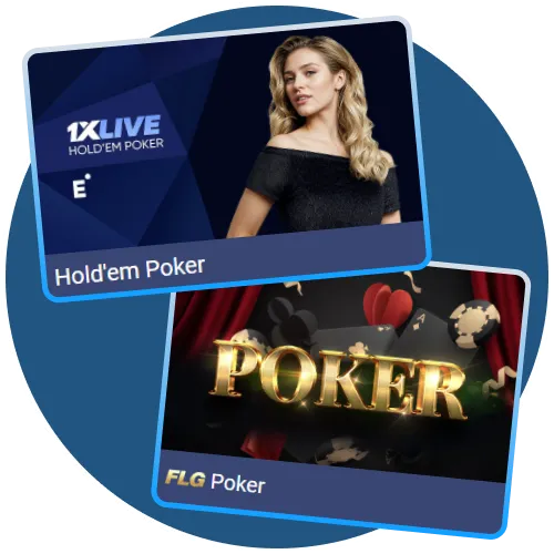 Découvrez le poker en ligne proposé par 1xBet.