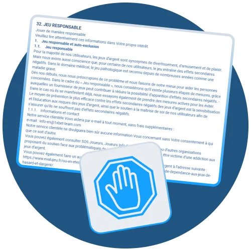 1xBet soutient le jeu responsable pour les joueurs ivoiriens.