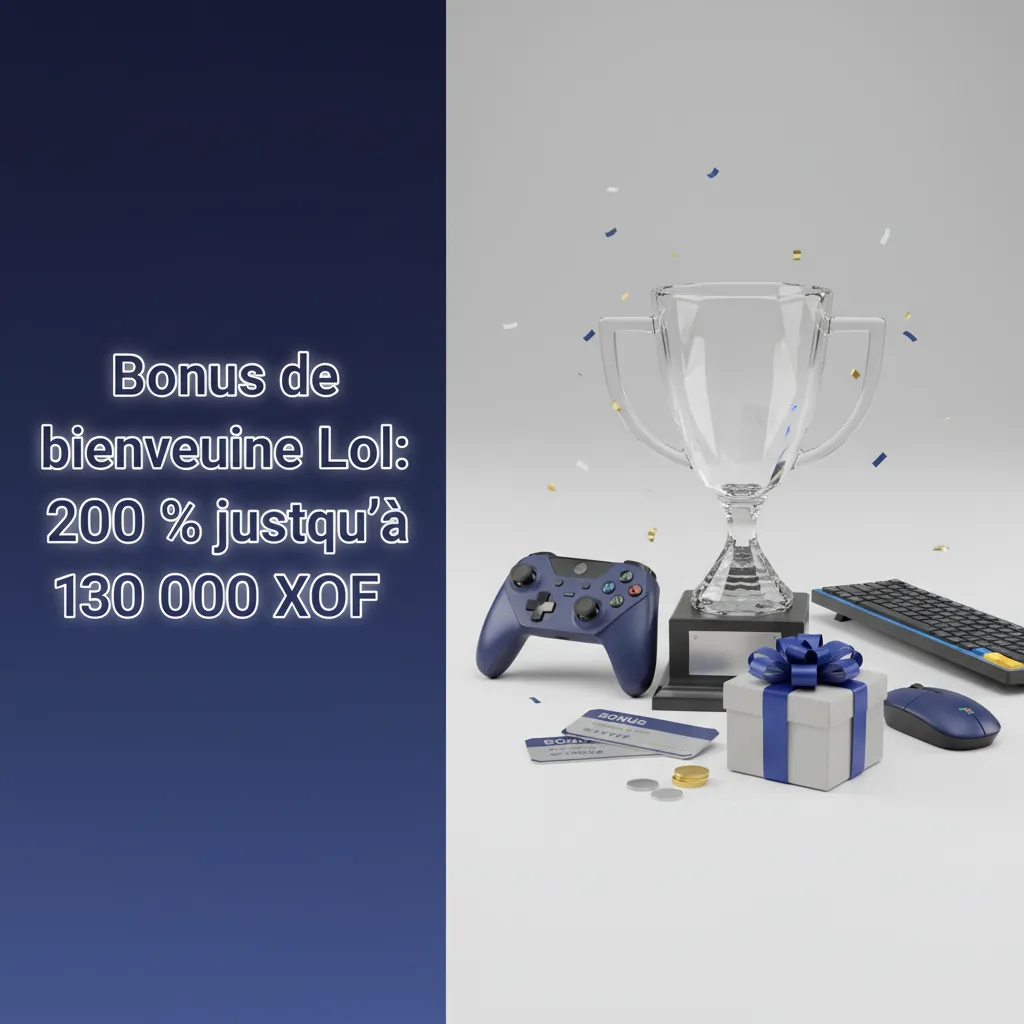 Bonus de bienvenue LoL: 200% sur 1er dépôt jusqu’à 130 000 XOF en Côte d’Ivoire pour parier sur League of Legends