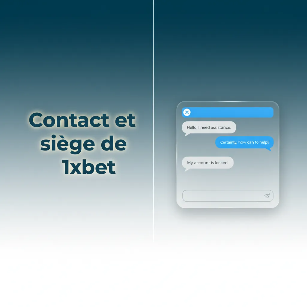 Contact 1xBet: assistance francophone 24/7; chat, e-mail, centre d’aide, formulaire, réseaux; siège à Curaçao.