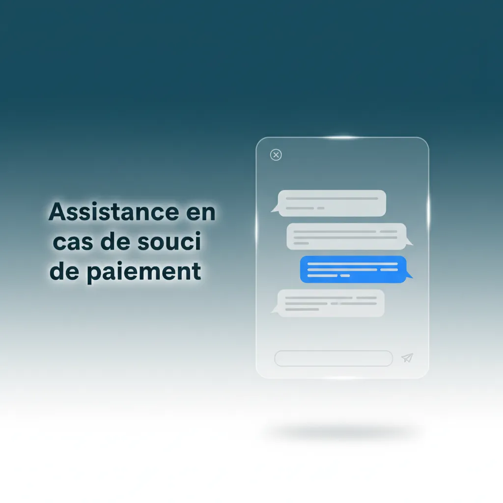 Assistance paiement: questions sur dépôts, limites, transactions; chat 24h/24, email, formulaire, Centre d’aide.