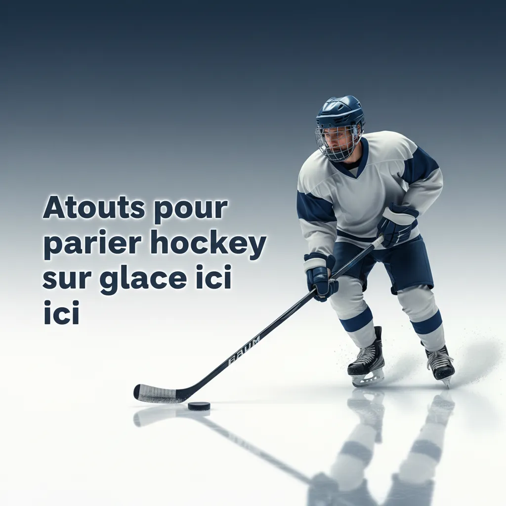 Atouts des paris hockey sur glace: marchés variés, cotes compétitives, live, cash out, stats, appli mobile, XOF, coupons