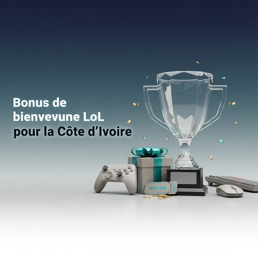 Bannière promo LoL: bonus de bienvenue 200% sur premier dépôt jusqu’à 130 000 XOF pour nouveaux parieurs en Côte d’Ivoire.