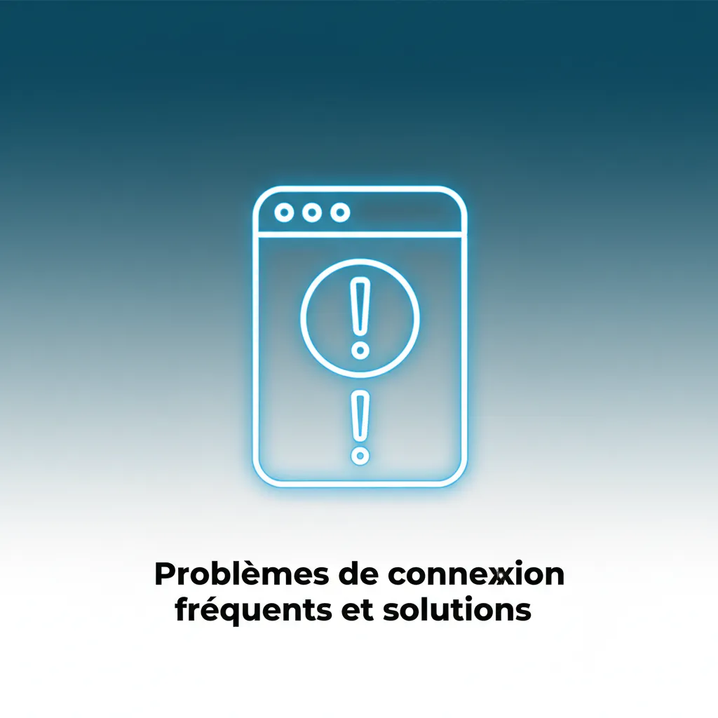Tableau des problèmes de connexion et solutions rapides: MDP oublié, ID, compte bloqué, 2FA, page de connexion qui ne charge.