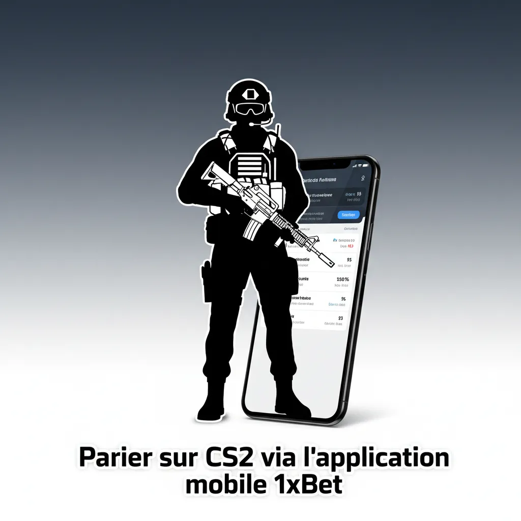 Écran de l’app 1xBet montrant paris CS2, cotes, coupon et paiements mobiles XOF en Côte d’Ivoire.